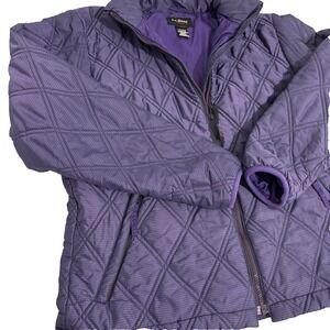 L.L.‎ Bean Outdoors Zip Up Primaloft Insulated Jacket Women's M Medium Purple